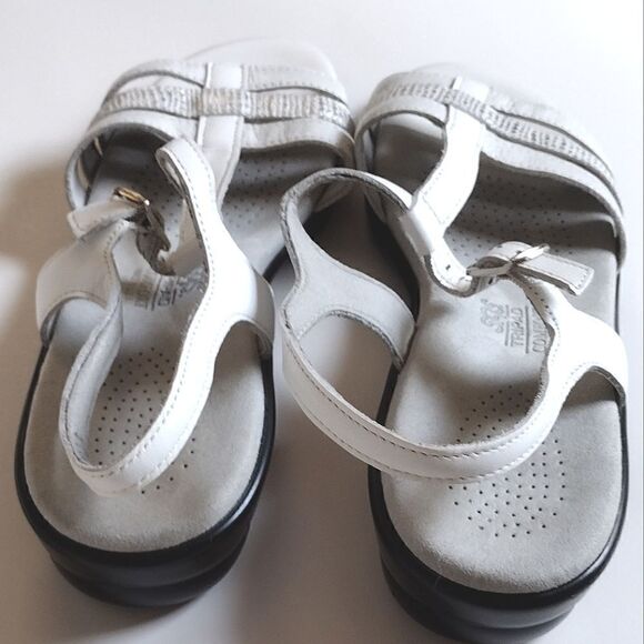 SAS Women's Size 9 N White Tripad Comfort Adjustable Sandals - Picture 6 of 8